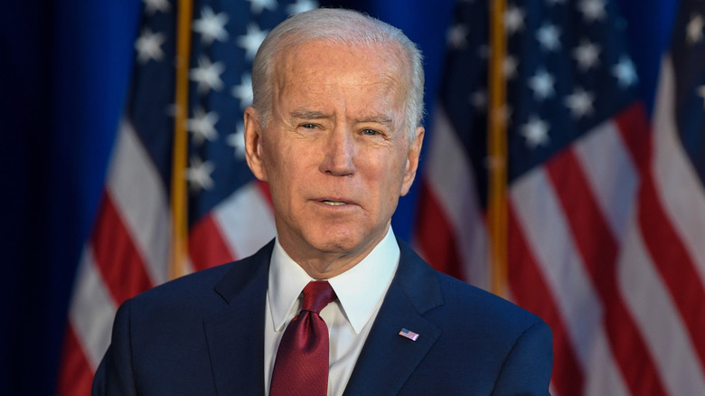 Joe Biden at a podium