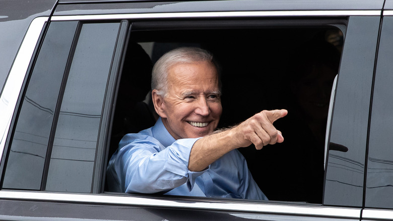 Joe Biden smiling