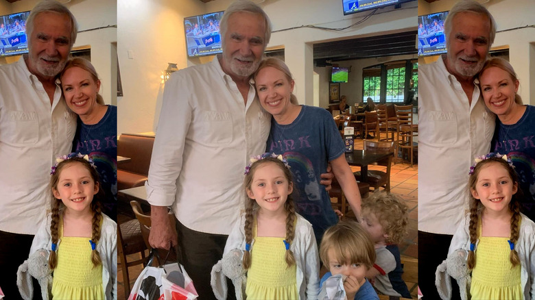 John McCook, Adrienne Frantz and kids smiling