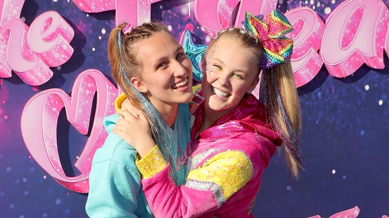 Kylie Prew & JoJo Siwa smiling