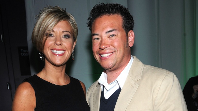 Jon Gosselin and Kate Gosselin smiling