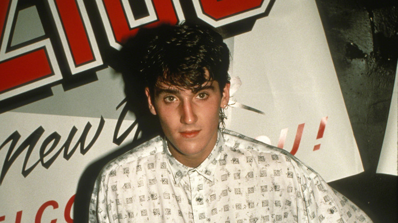 Jonathan Knight in white button up