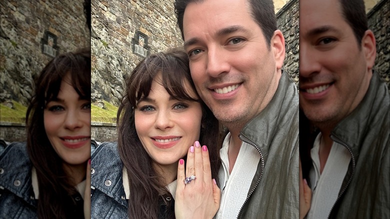 Zooey Deschanel Jonathan Scott engagement