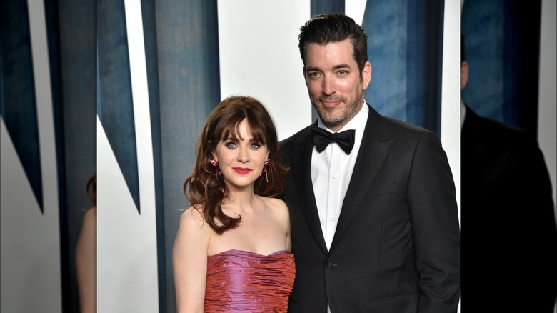 Zooey Deschanel with Jonathan Scott