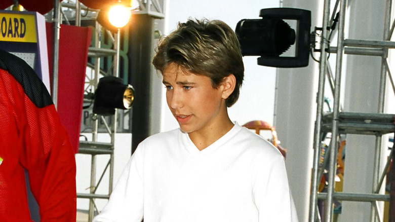 Jonathan Taylor Thomas on a stage