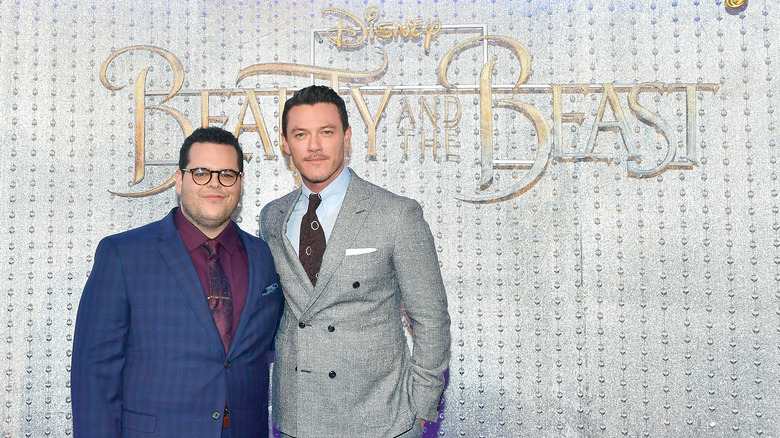 Josh Gad and Luke Evans promote "Beauty and the Beast"