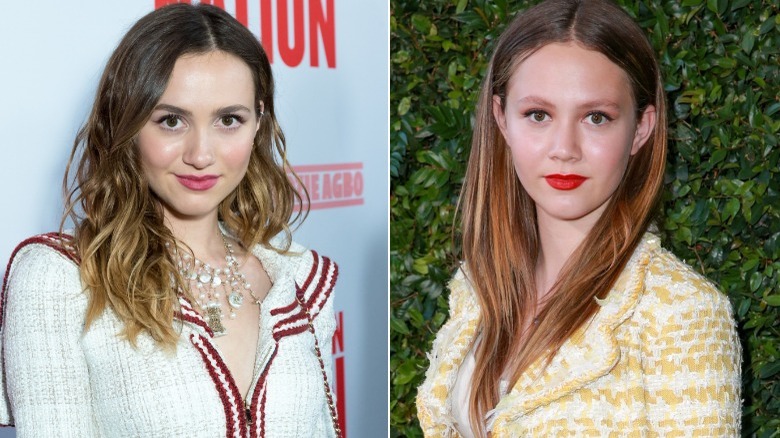 Maude and Iris Apatow 2018