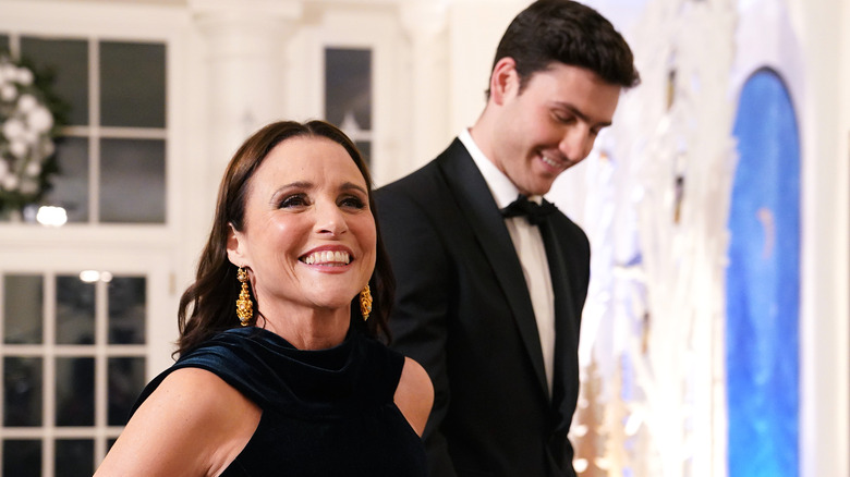 Julia Louis-Dreyfus and son