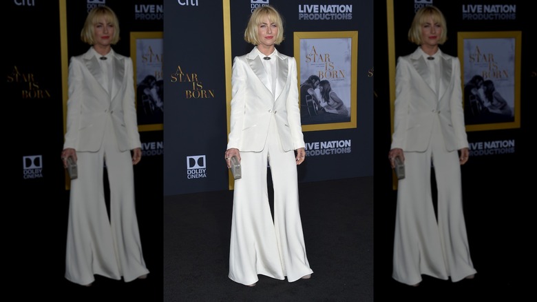 Julianne Hough posing at the premiere of "A Star is Born" in 2018.