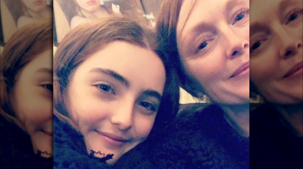 Liv Freundlich and Julianne Moore in a selfie