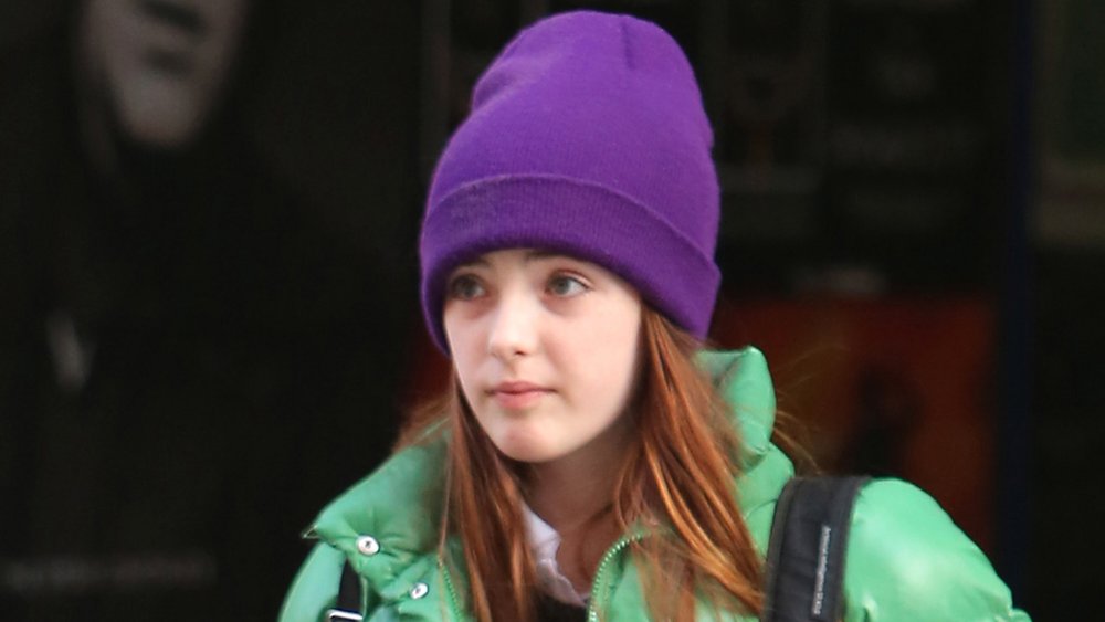 Liv Freundlich wearing a purple hat