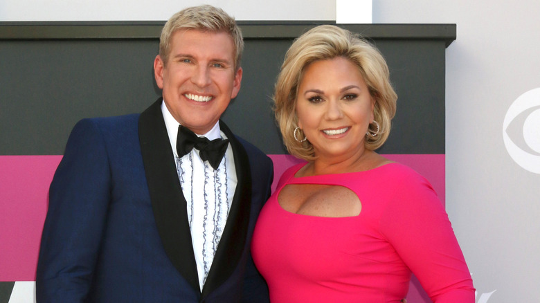 Julie and Todd Chrisley at an award show