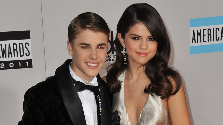 Justin Bieber and Selena Gomez in 2011