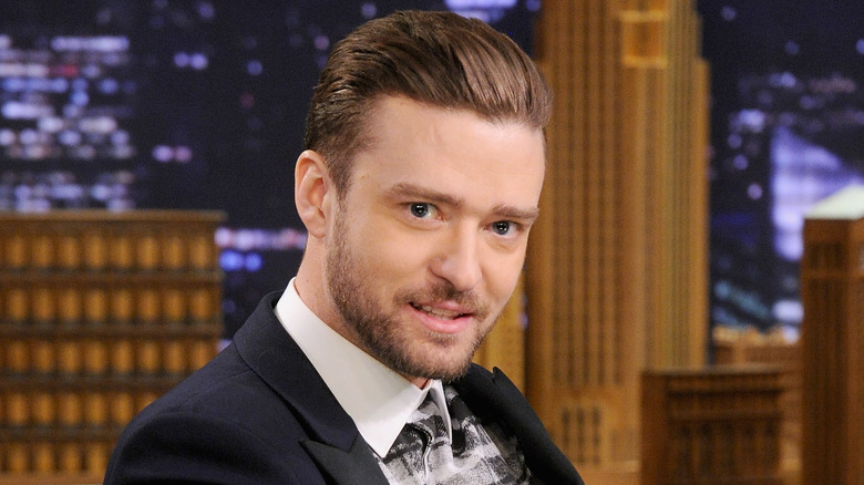 Justin Timberlake appears on 'The Tonight Show' with Jimmy Fallon.