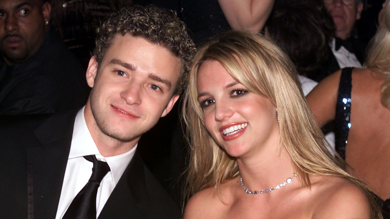 Justin Timberlake and Britney Spears at an event.