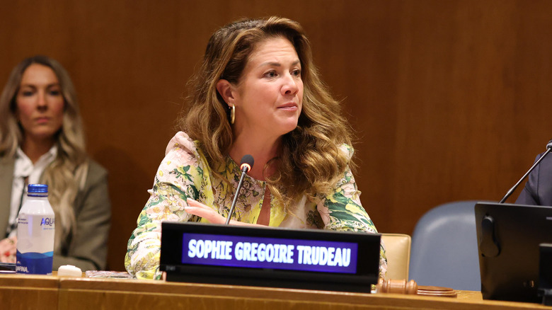 Sophie Grégoire Trudeau sat on a panel