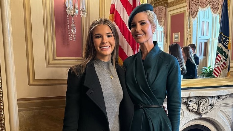 Kai and Ivanka Trump smiling