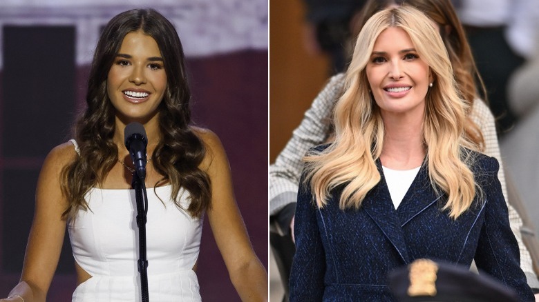 Kai Trump at the RNC, Ivanka Trump smiling