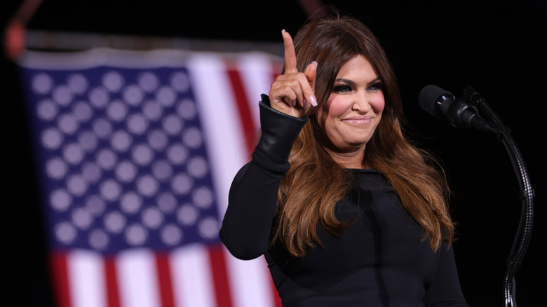 Kimerbly Guilfoyle with finger raised