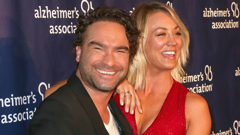 Kaley Cuoco and Johnny Galecki