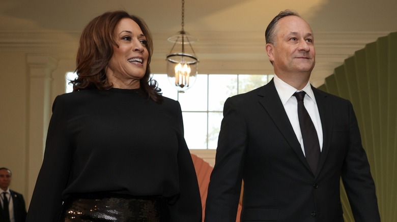 Kamala Harris and Douglas Emhoff smiling