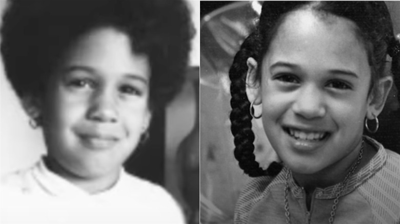 Kamala Harris child braided hair