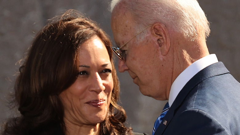 Kamala Harris and Joe Biden