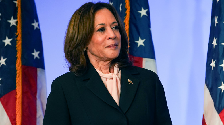 Kamala Harris attending a campaign event