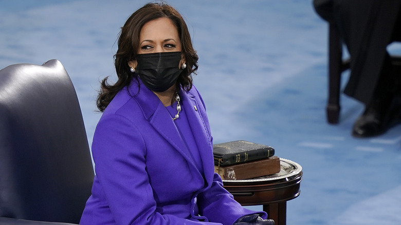 Kamala Harris at Joe Biden's inauguration