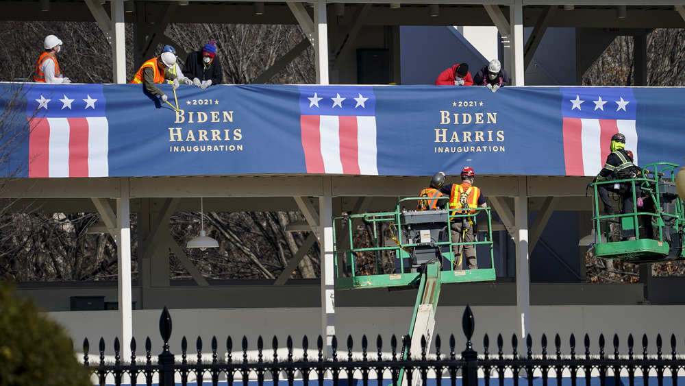 Preparations for the inauguration on January 20