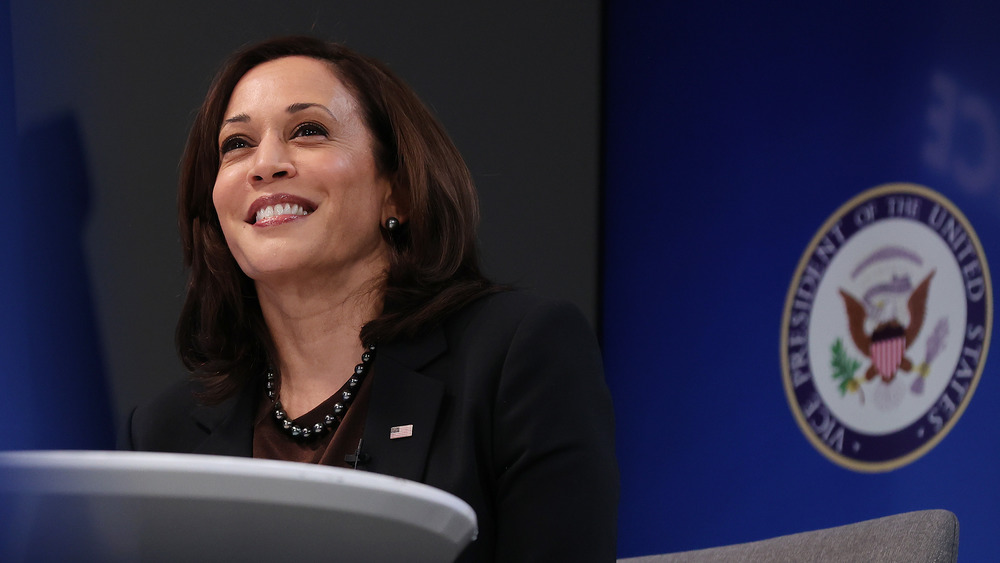 Kamala Harris smiling