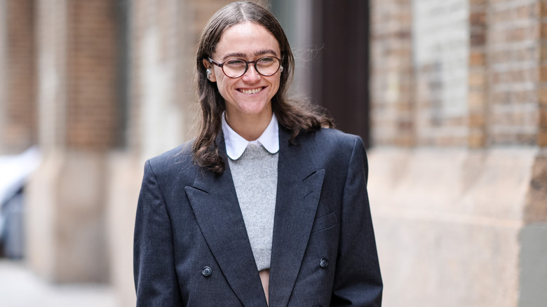 Ella Emhoff smiling