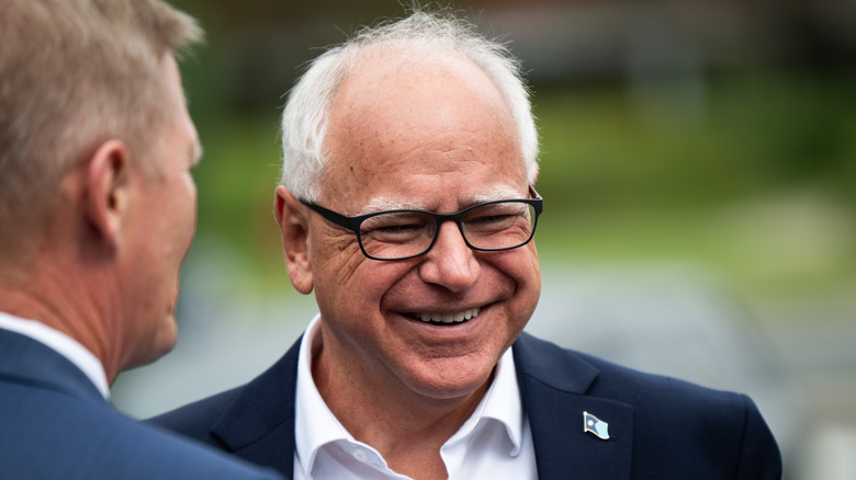 Tim Walz smiling