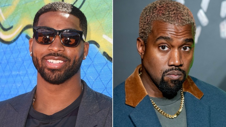 Kanye West And Tristan Thompson's Hangout Leaves Kardashian Fans Seeing Red