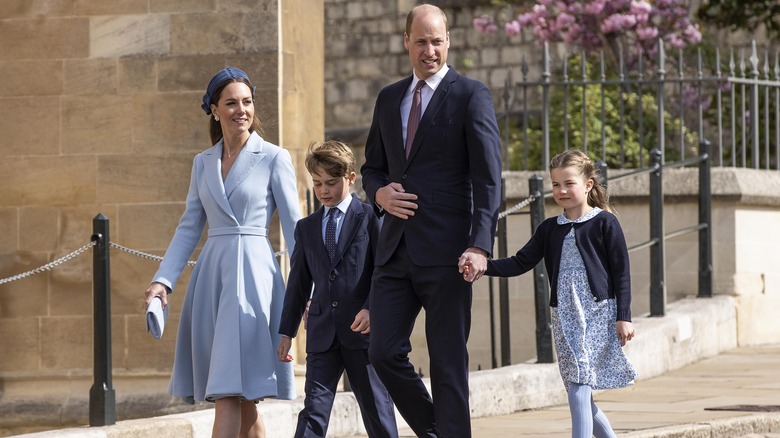 Prince William, Kate Middleton, George and Charlotte Easter 2022