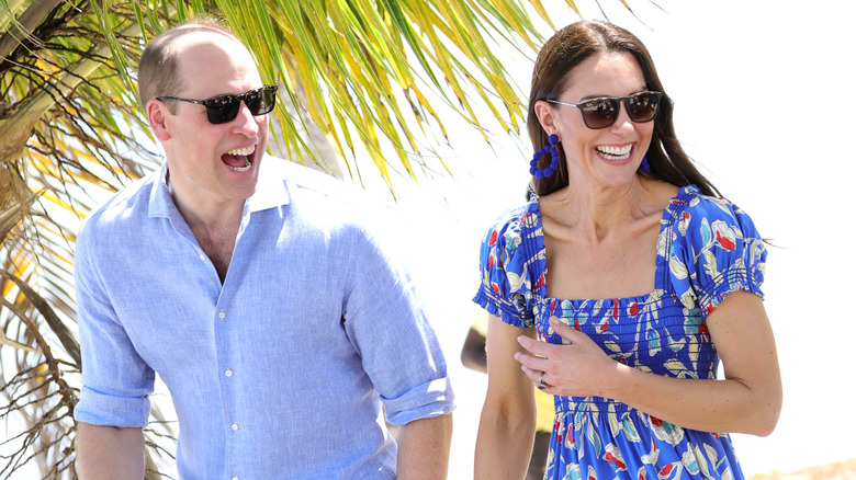 Prince William and Kate Middleton during their Caribbean royal tour