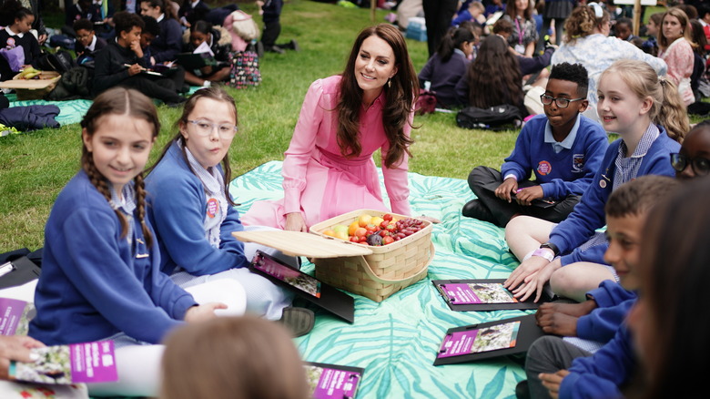 Kate Middleton at flower show Children's Picnic