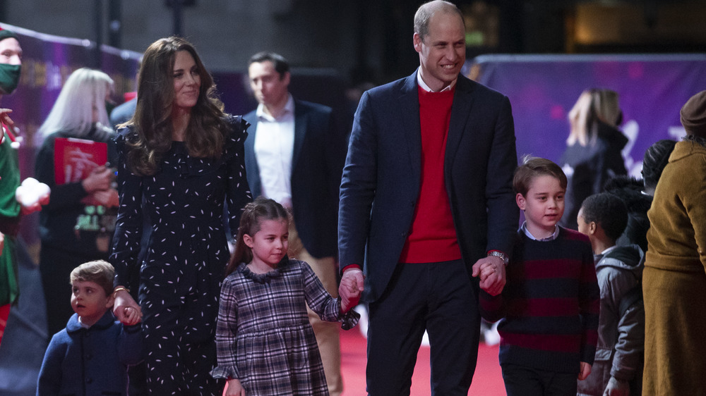 Prince William, Kate Middleton, and children