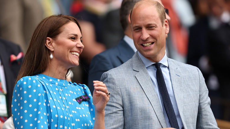 Kate Middleton and Prince William laughing together