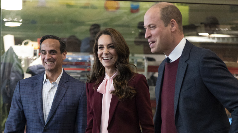 Kate Middleton, Prince William smiling