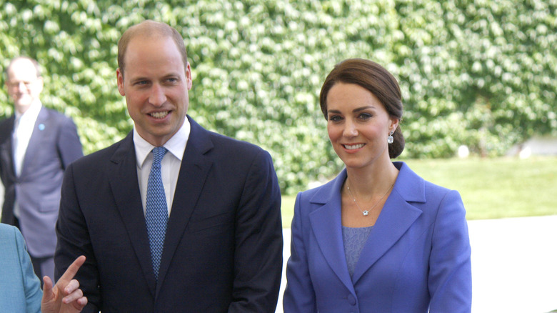 Prince William and Kate Middleton smiling