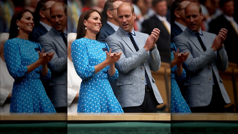 Kate Middleton and Prince William at Wimbledon