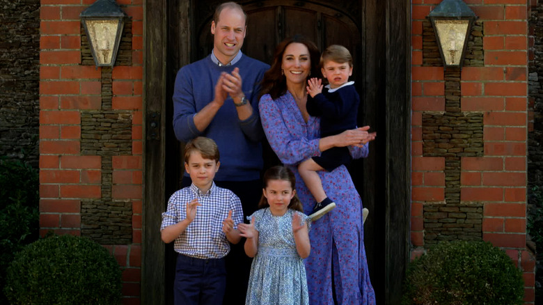 Kate Middleton, Prince William and their children