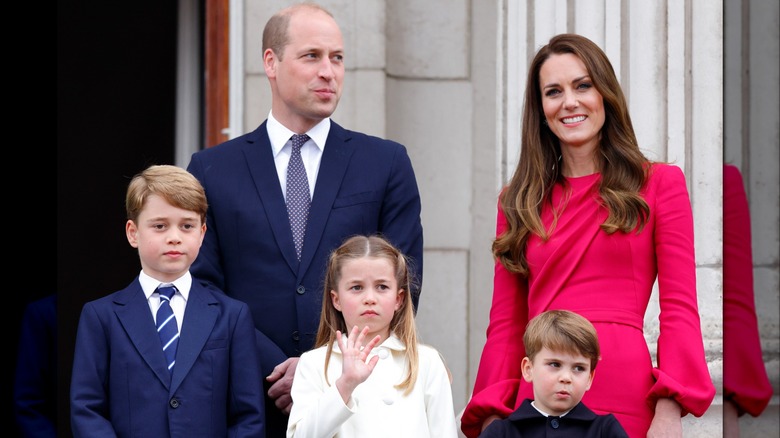 Prince William, Kate Middleton and their children