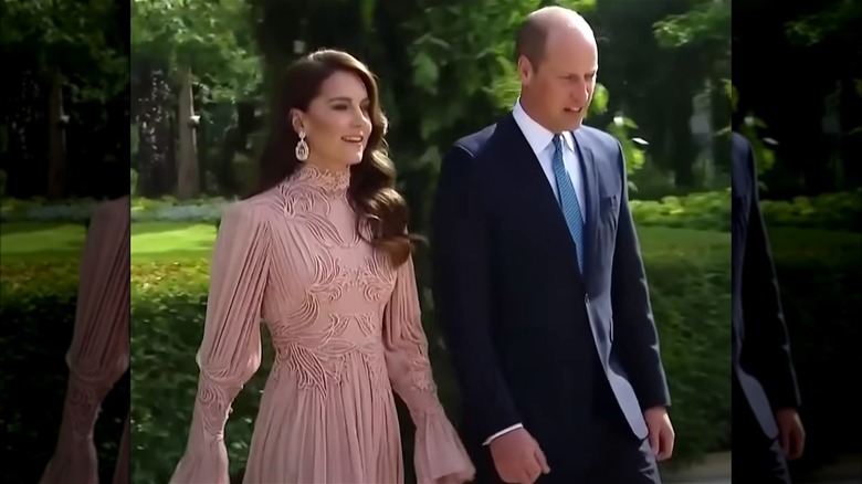 Princess Catherine and Prince William walking