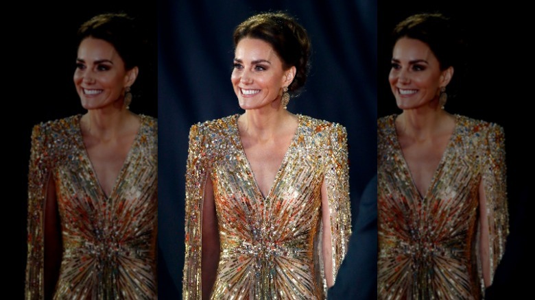 Kate Middleton dazzles in gold