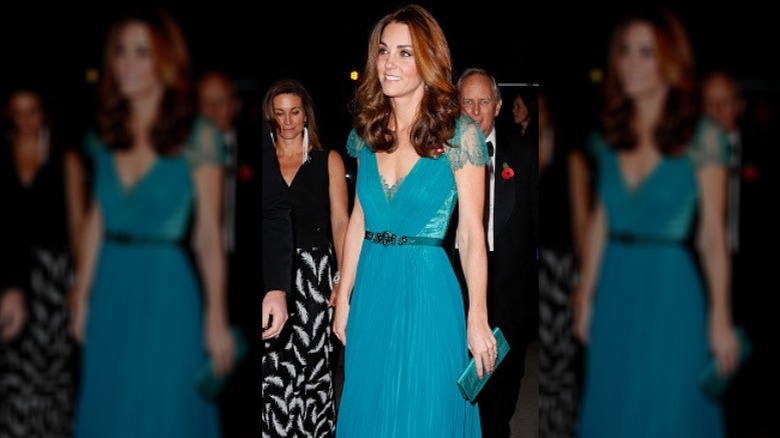 Kate Middleton turquoise gown