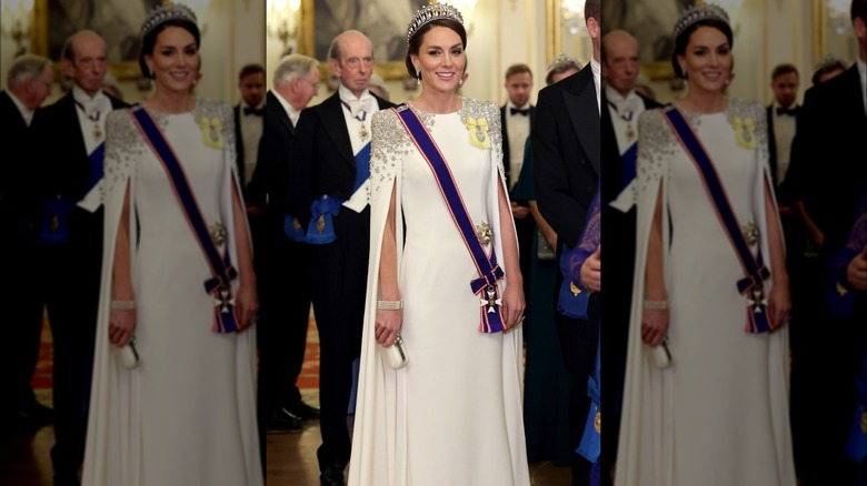 Kate Middleton at state banquet 