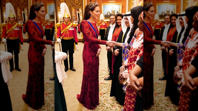 Kate Middleton at diplomatic corps 