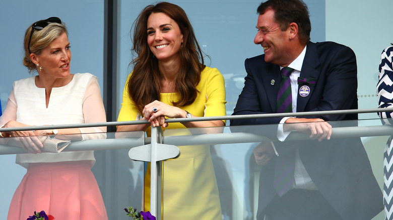 Catherine smiling at Wimbledon